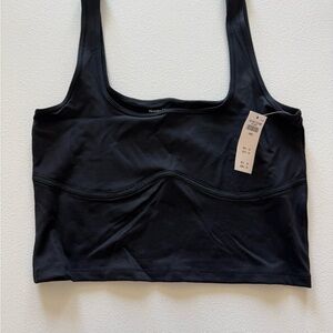 Abercrombie & Fitch Black Crop Top